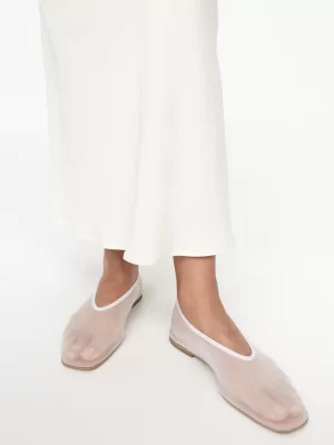 Toutes Les Chaussures-ARKET Ballerines en maille Blanc cassé