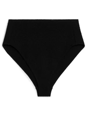 Maillots De Bain-ARKET Bas de bikini texturé Noir