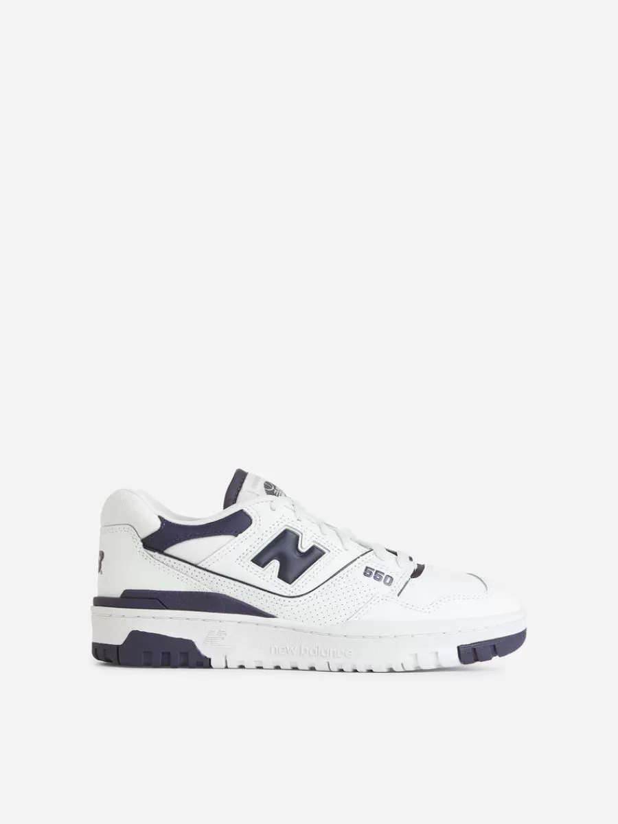 Toutes Les Chaussures-ARKET Baskets New Balance 550 Blanc/Bleu marine