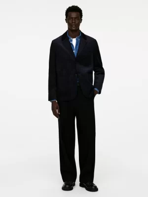 Costumes-ARKET Blazer en velours Bleu foncé