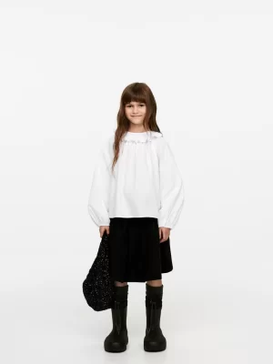 Hauts | Hauts-ARKET Blouse à col volanté Blanc
