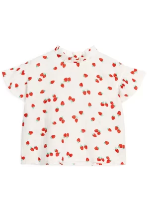 Hauts | Hauts-ARKET Blouse en mousseline de coton Blanc
