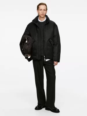 Vêtements De Sport | Manteaux Et Vestes-ARKET Blouson aviateur Upcycled Down Noir