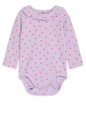 Bodys-ARKET Body à volants Mauve/Rouge