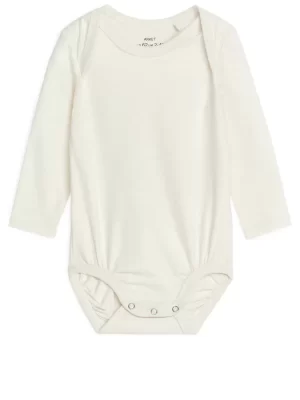Bodys-ARKET Body en coton doux pour nouveau-né Blanc