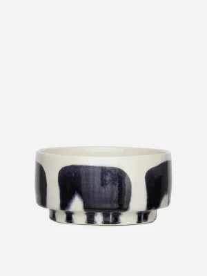 Bols-ARKET Bol en grès 14 cm Blanc/noir