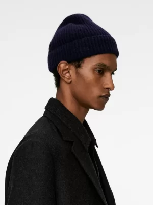 Bonnets | Maille-ARKET Bonnet en laine et cachemire Bleu foncé