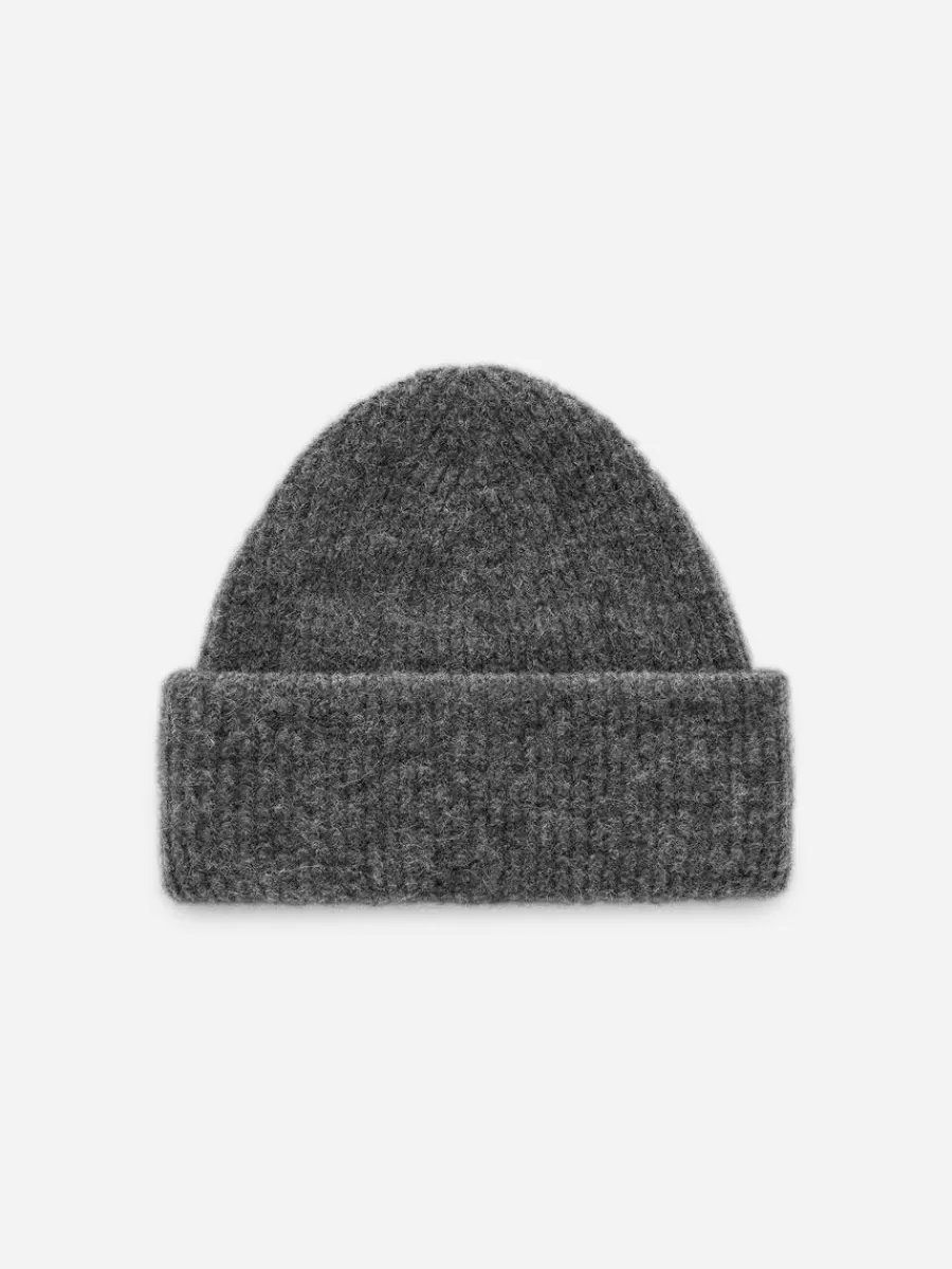Bonnets Et Gants-ARKET Bonnet en mélange d'alpaga et de laine mérinos Gris foncé