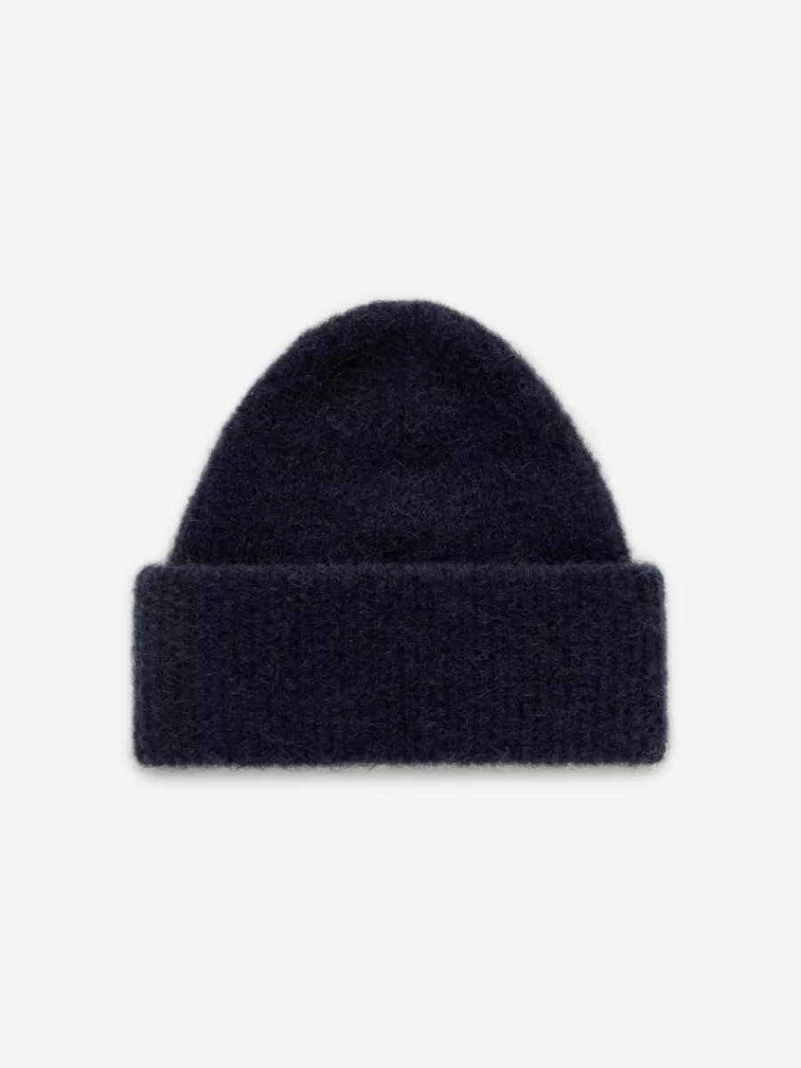 Bonnets Et Gants-ARKET Bonnet en mélange d'alpaga et de laine mérinos Bleu foncé