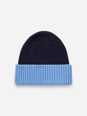 Tous Les Accessoires-ARKET Bonnet en tricot côtelé Bleu/Bleu foncé