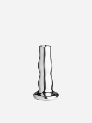 Bougeoirs-ARKET Bougeoir plaqué 13 cm Argent