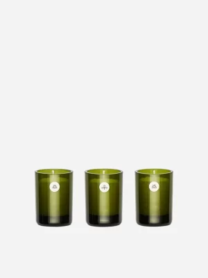 Bougies-ARKET Bougies parfumées 3 x 50 g Vert