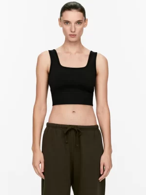Vêtements De Sport-ARKET Brassière sans coutures Noir