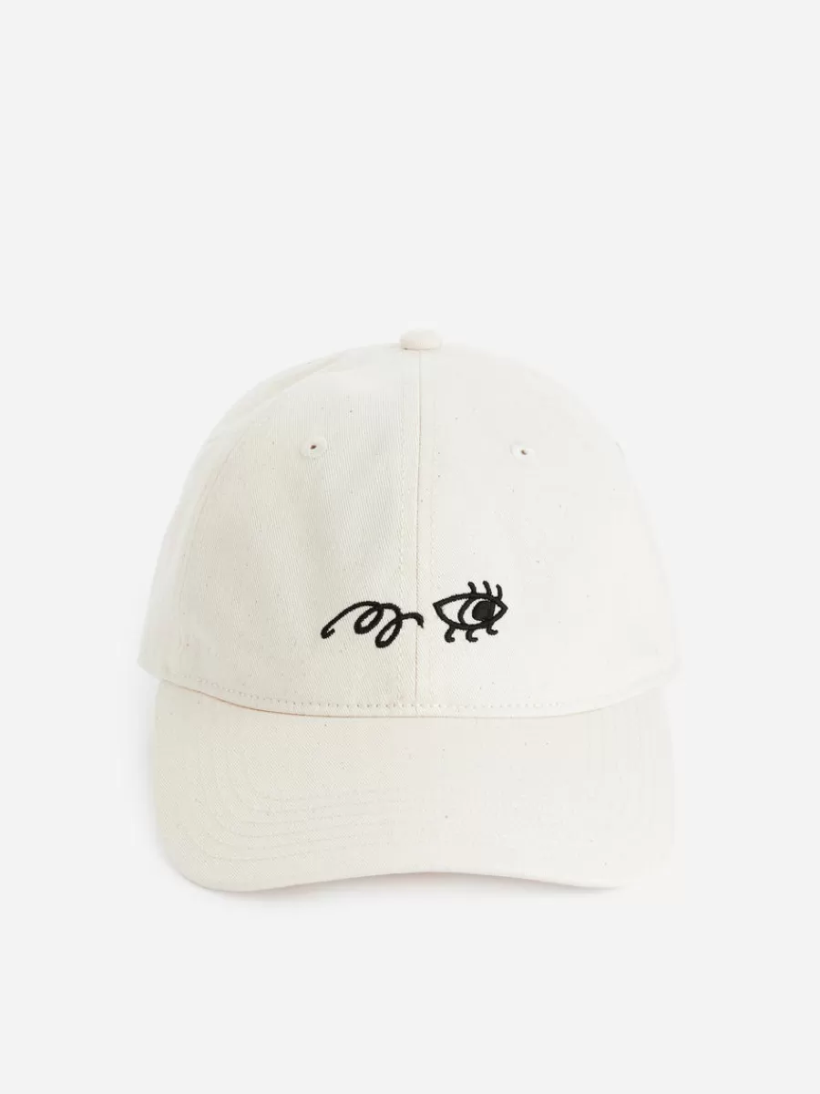 Chapeaux-ARKET Casquette CAFÉ Blanc cassé