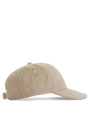 Chapeaux-ARKET Casquette en coton à 6 empiècements Beige