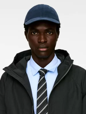 Chapeaux-ARKET Casquette en coton lavé Bleu foncé