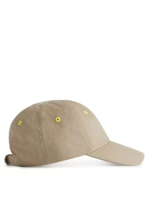 Tous Les Accessoires-ARKET Casquette en toile de coton Beige