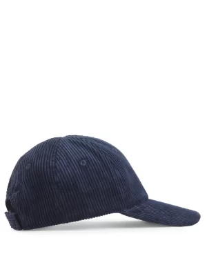 Tous Les Accessoires-ARKET Casquette en velours côtelé Bleu foncé