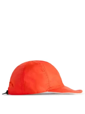 Tous Les Accessoires-ARKET Casquette réversible en nylon Orange vif