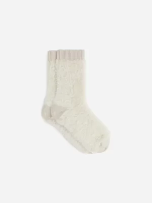 Chaussettes | Tenues Décontractées-ARKET Chaussettes duveteuses Blanc cassé