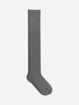 Chaussettes-ARKET Chaussettes montantes en laine gris