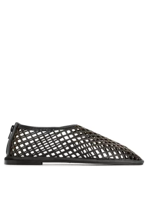 Toutes Les Chaussures-ARKET Chaussures ajourées plates en cuir Noir