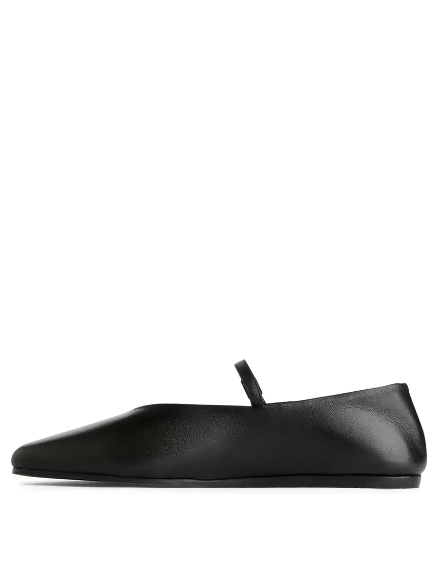 Toutes Les Chaussures-ARKET Chaussures babies plates en cuir Noir