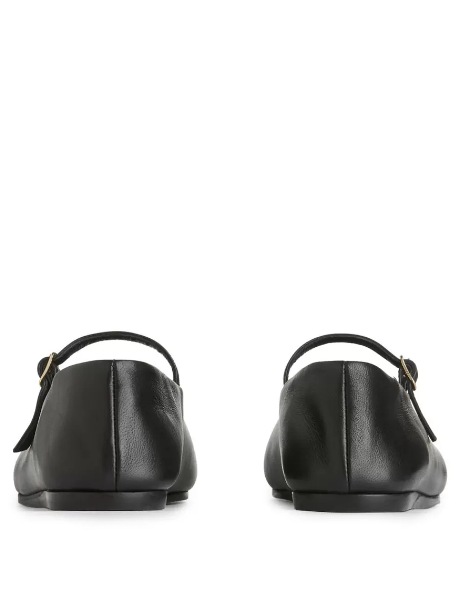 Toutes Les Chaussures-ARKET Chaussures babies plates en cuir Noir
