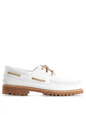 Chaussures En Cuir-ARKET Chaussures bateau Timberland à 3 œillets Blanc