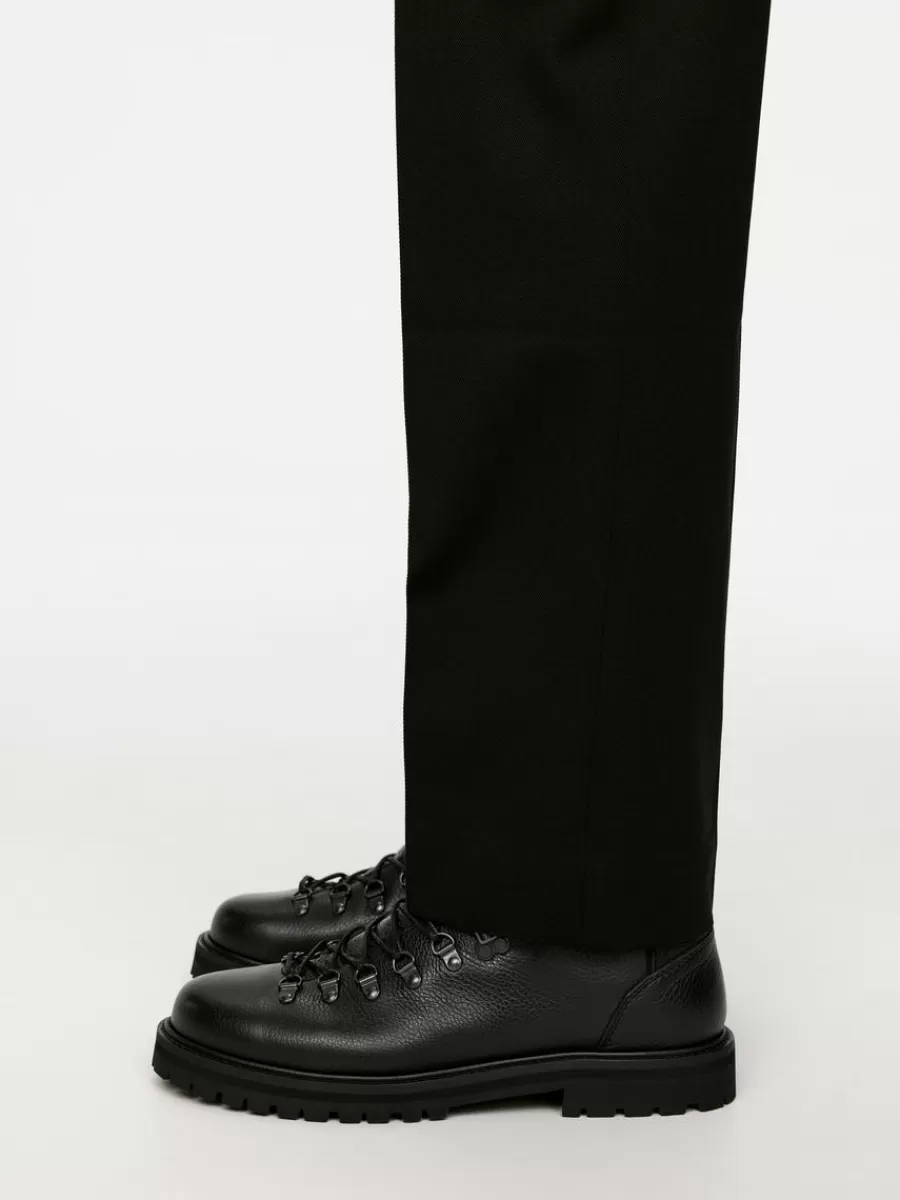 Bottes | Chaussures En Cuir-ARKET Chaussures de randonnée en cuir Noir