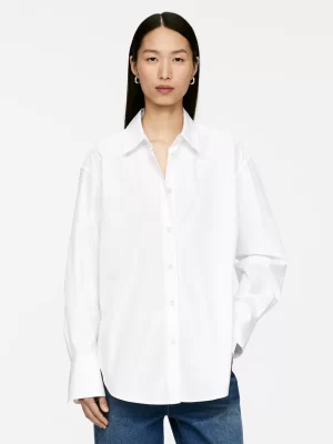 Chemises Et Chemisiers-ARKET Chemise décontractée en popeline Blanc