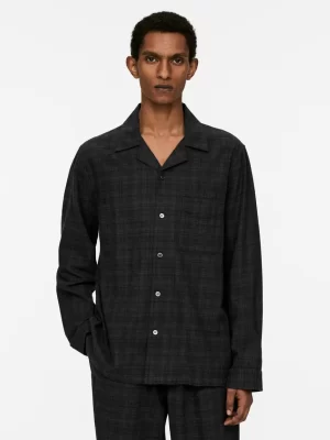 Tenues Décontractées-ARKET Chemise de pyjama en flanelle Gris foncé