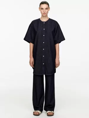 Chemises Et Chemisiers-ARKET Chemise en denim brut Bleu foncé
