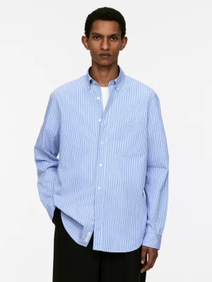 Costumes | Chemises-ARKET Chemise en popeline Bleu ciel