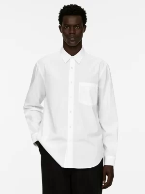 Costumes | Chemises-ARKET Chemise en popeline décontractée Blanc