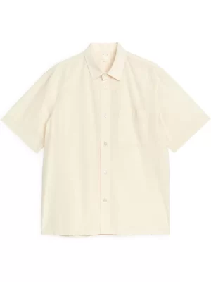 Chemises-ARKET Chemise en popeline décontractée Écru