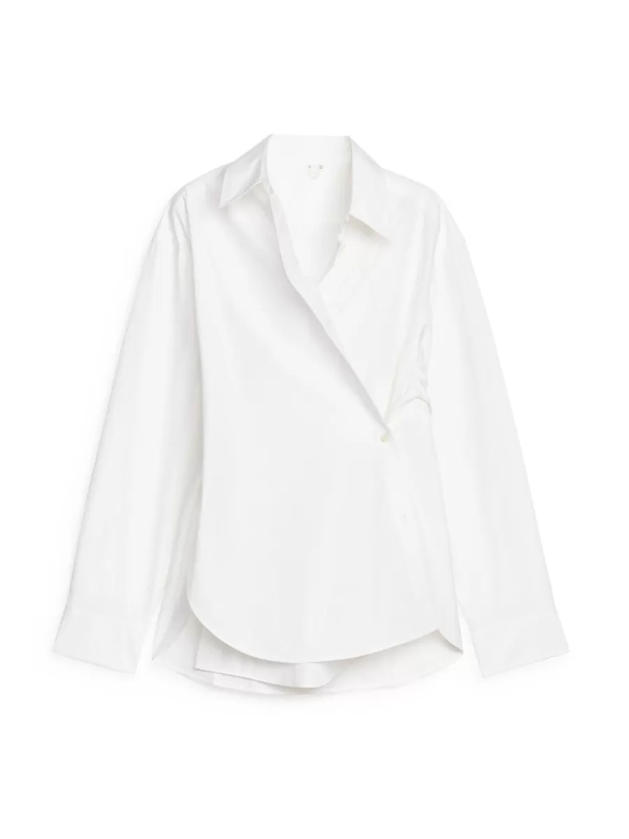 Chemises Et Chemisiers-ARKET Chemise en popeline double style Blanc