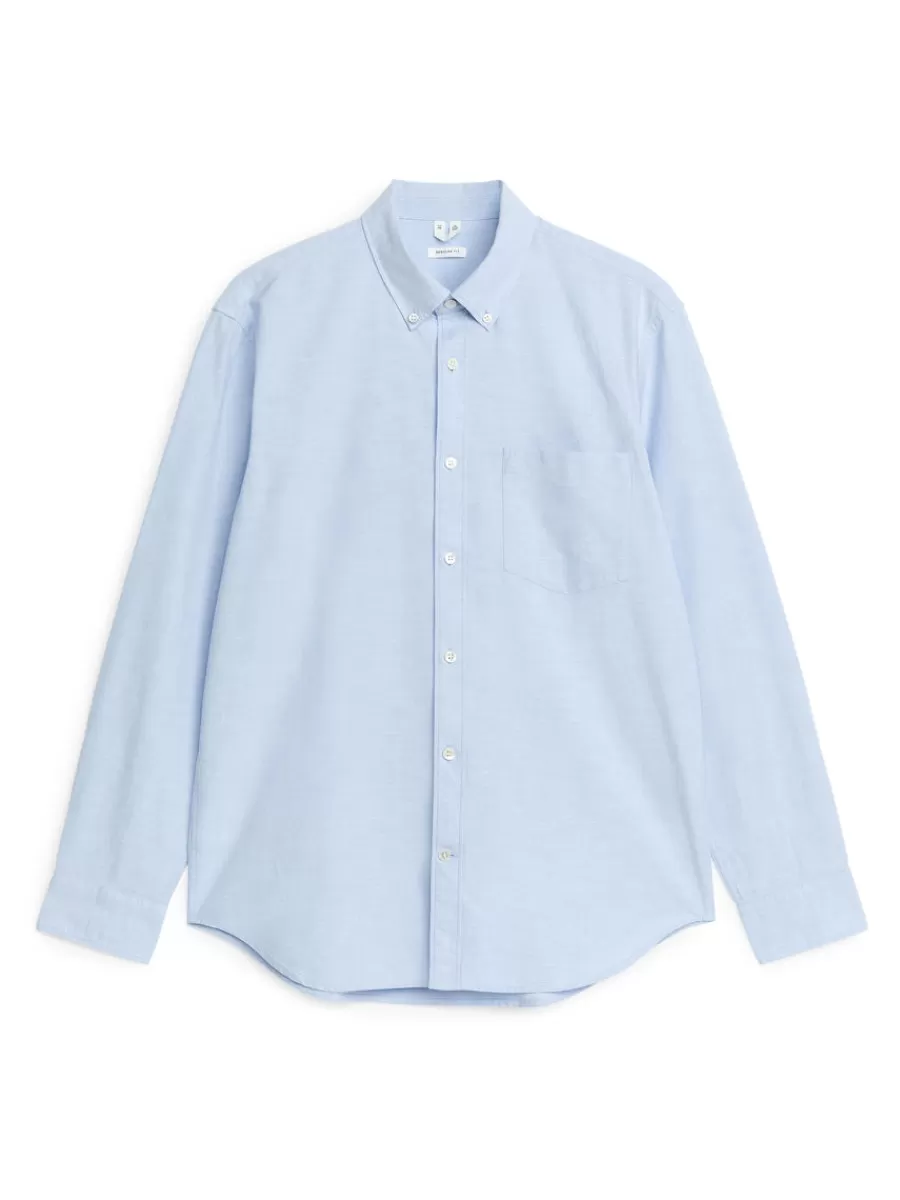 Chemises-ARKET Chemise Oxford Bleu ciel