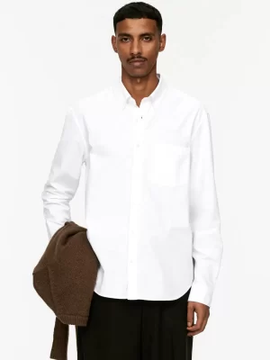 Chemises-ARKET Chemise Oxford Blanc