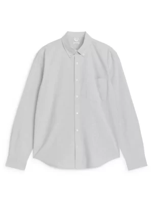 Chemises-ARKET Chemise Oxford Gris clair