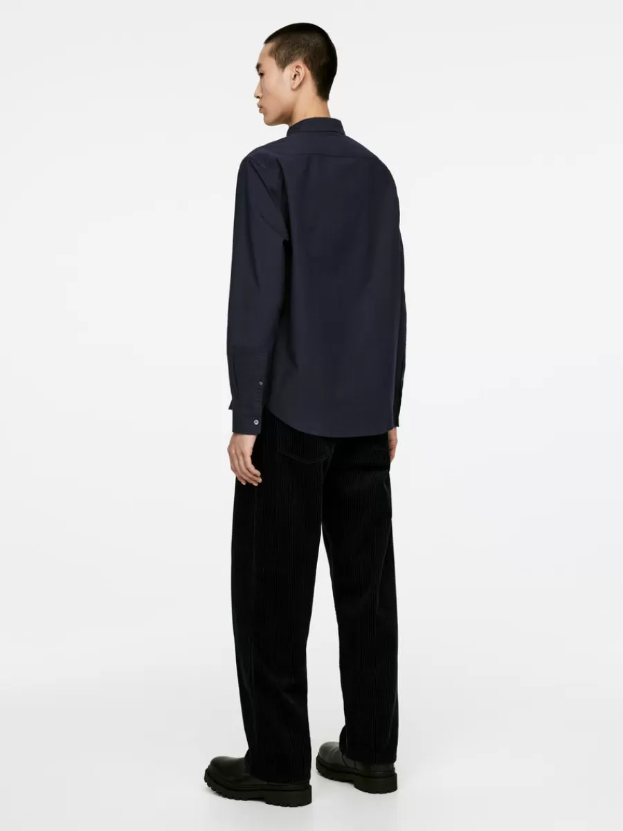 Chemises-ARKET Chemise Oxford Bleu foncé