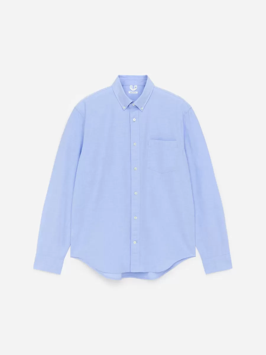 Chemises-ARKET Chemise Oxford Bleu ciel