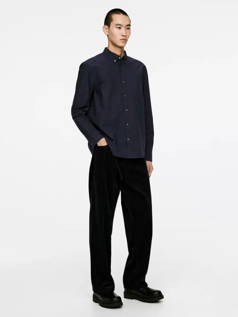 Chemises-ARKET Chemise Oxford Bleu foncé