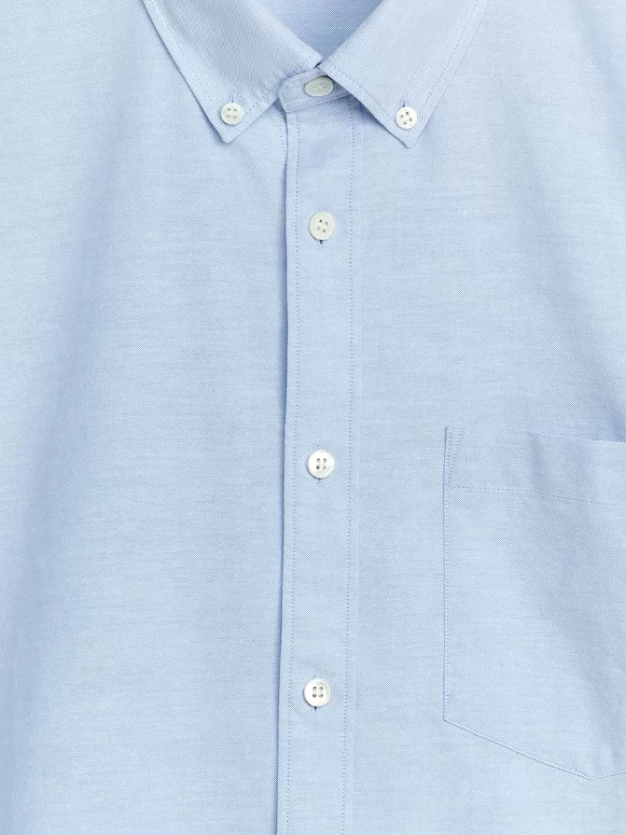 Chemises-ARKET Chemise Oxford Bleu ciel