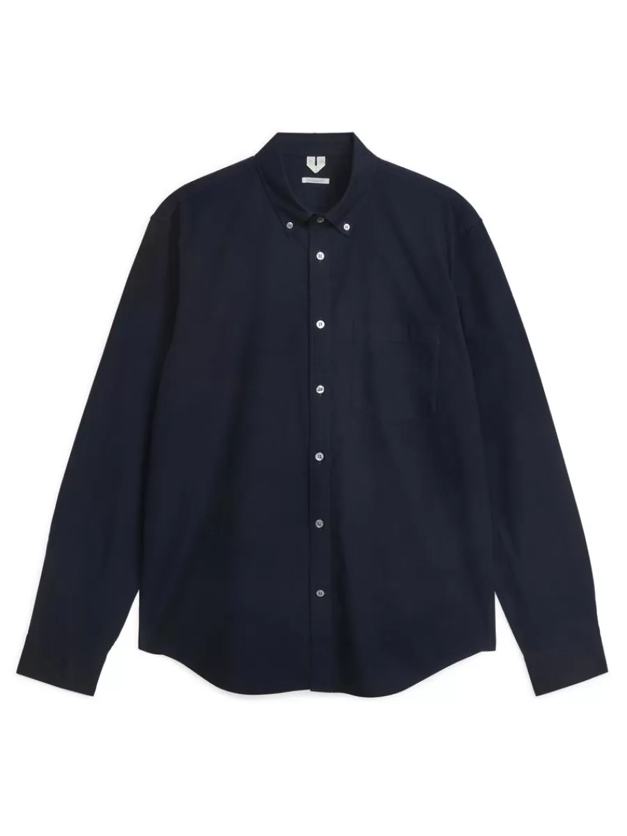 Chemises-ARKET Chemise Oxford Bleu foncé