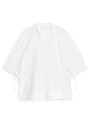 Chemises Et Chemisiers-ARKET Chemisier à manches bouffantes Blanc