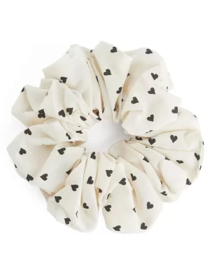 Tous Les Accessoires-ARKET Chouchou imprimé Blanc cassé/Cœurs