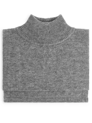 Tous Les Accessoires-ARKET Col cheminée en laine mérinos Gris chiné