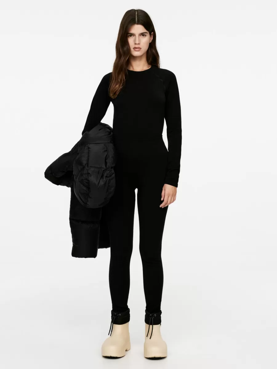 Vêtements De Sport-ARKET Collants en laine sans couture Noir