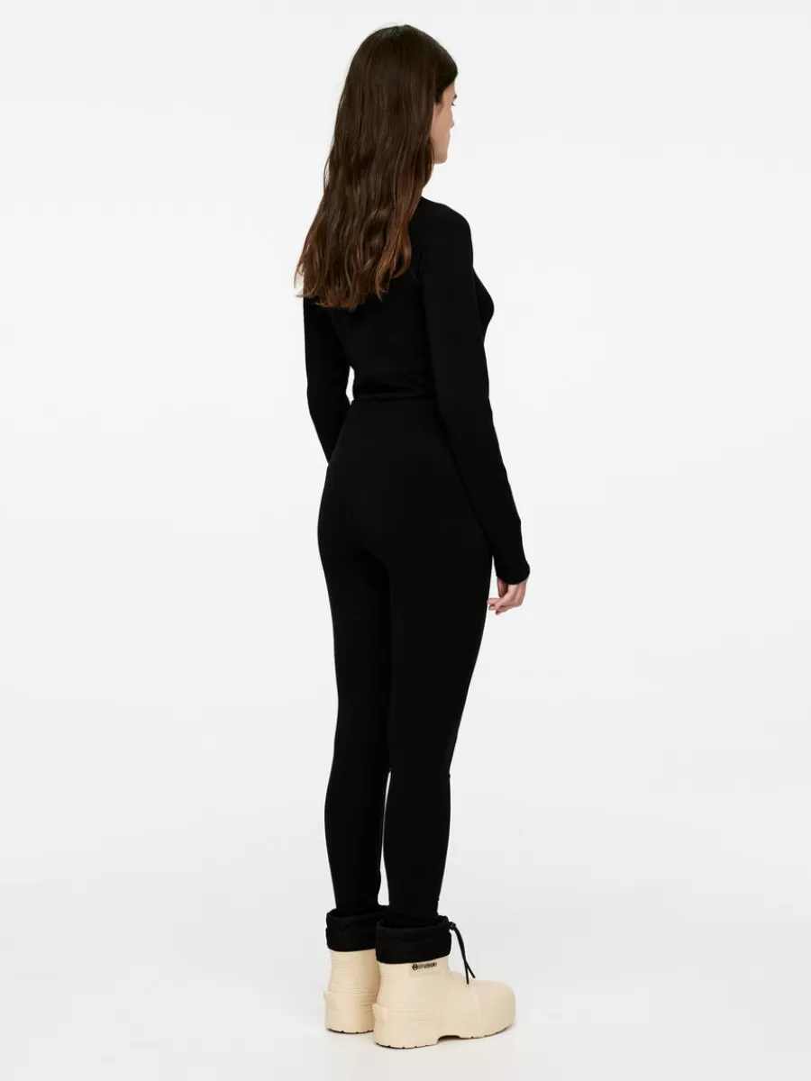 Vêtements De Sport-ARKET Collants en laine sans couture Noir